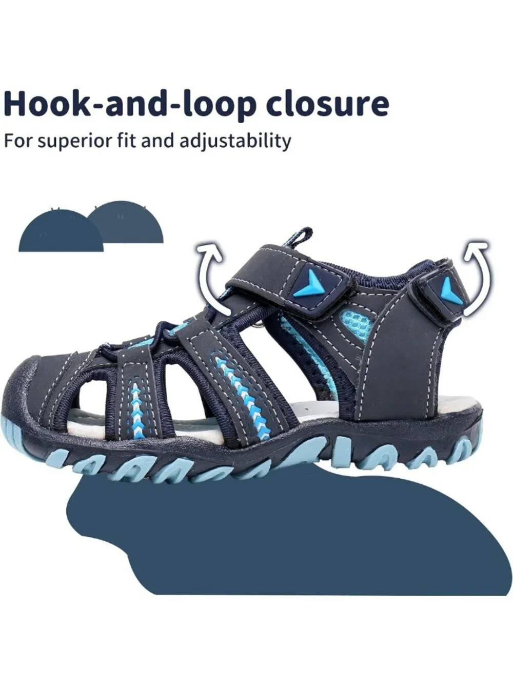 Soft Sole Close Toe Sport Beach Water Sandals for Kids - Boys & Girls Summer